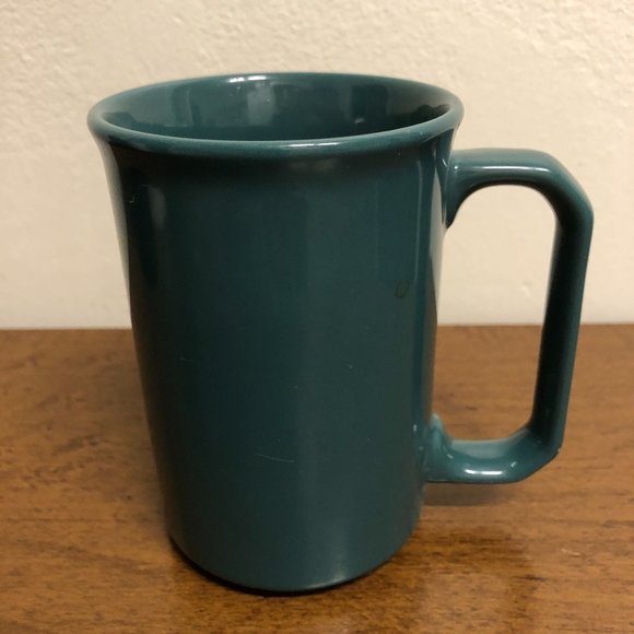 FEDERAL MILK GLASS 10 OZ.` BLACK ROYAL NORFOLK   GREEN  TANKARD STEIN MUG - Picture 13 of 14